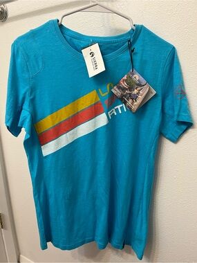 Serra Sky Blue Graphic Women’s Tee